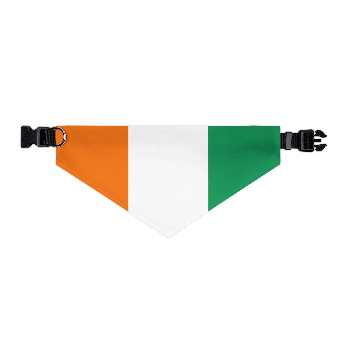 Ivory Coast Soccer Dog Bandana — Ivorian Flag Snap-On Pet Bandana, Fan Gear