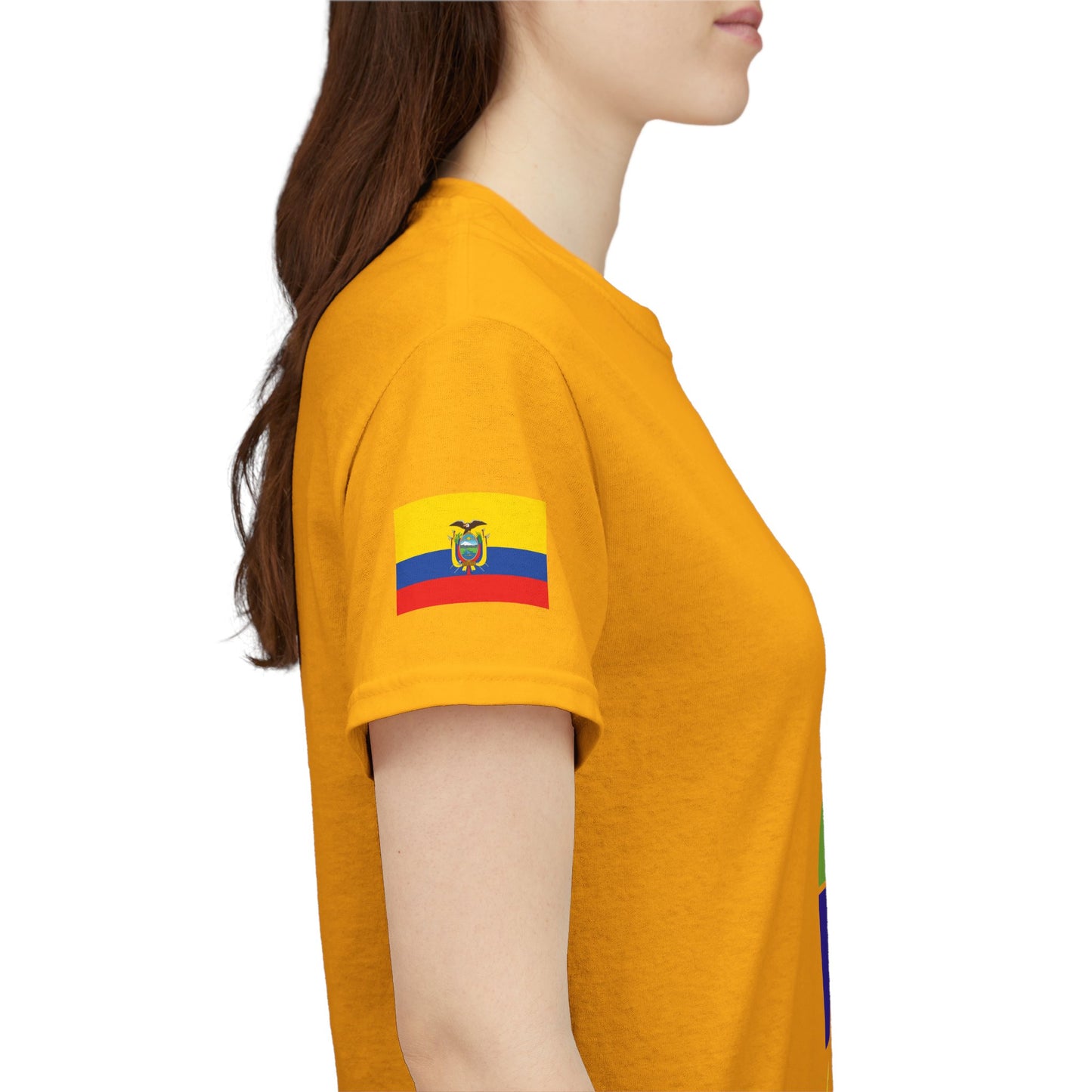 Ecuador Football T-Shirt - Unisex Ecuador Soccer Fan Tee with Flag (2026)
