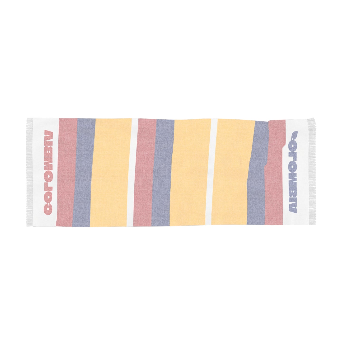 Colombia Soccer Scarf - Colombia Football Supporter Scarf with Flag (2026)
