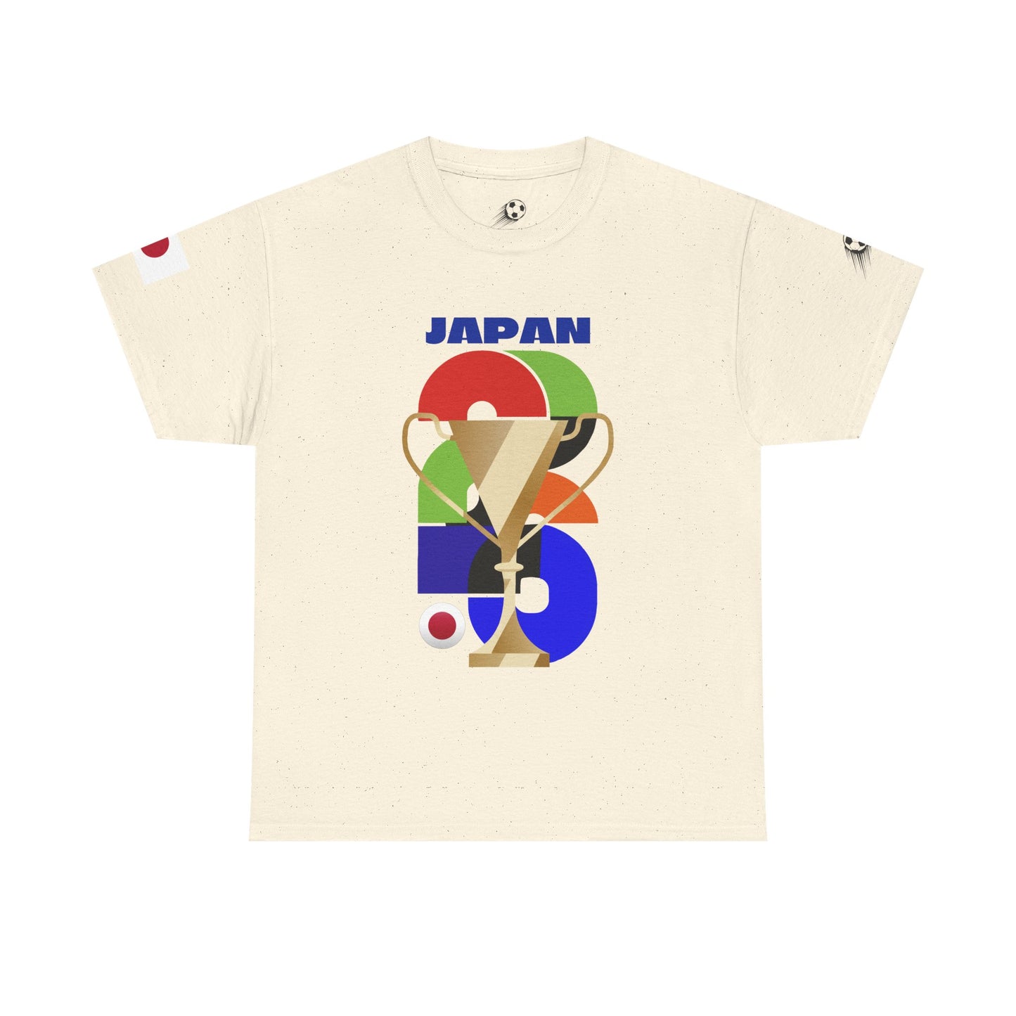 Japan Football T-Shirt - Unisex Japan Soccer Fan Tee with Flag (2026)