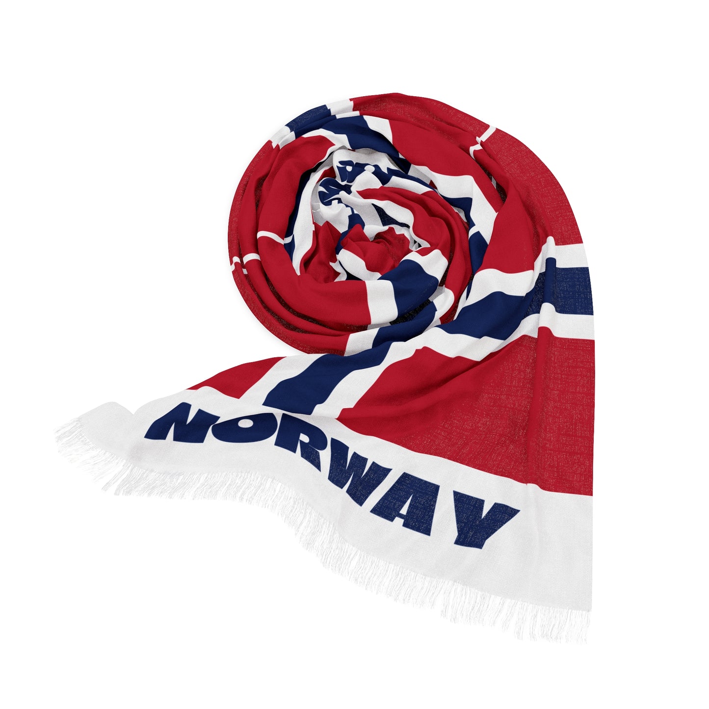 Norway Soccer Scarf - Norway Football Supporter Scarf with Flag (2026)