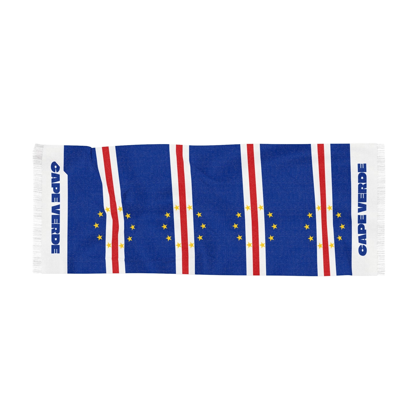 Cape Verde Soccer Scarf - Cape Verde Football Supporter Scarf with Flag (2026)