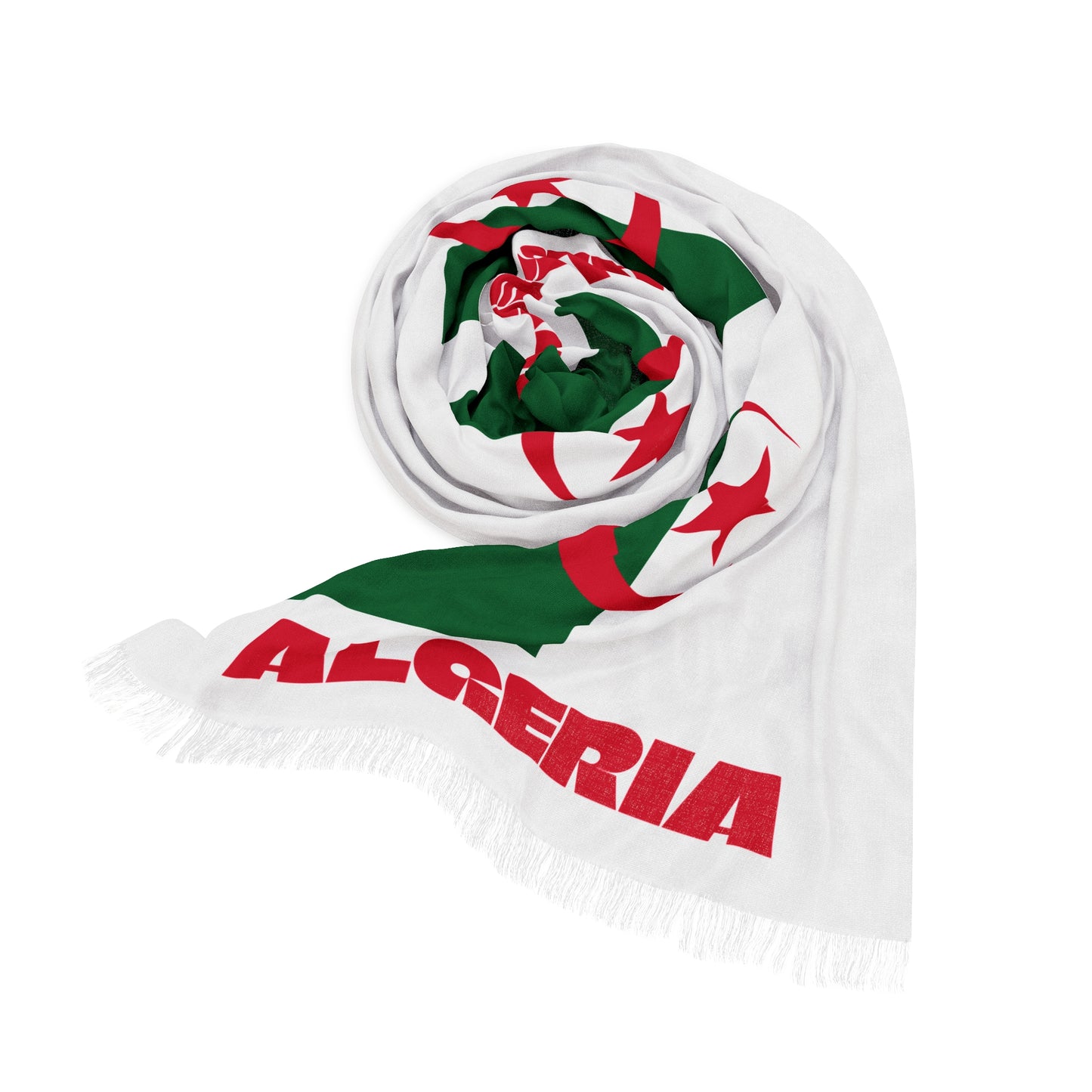 Algeria Soccer Scarf - Algeria Football Supporter Scarf with Flag (2026)