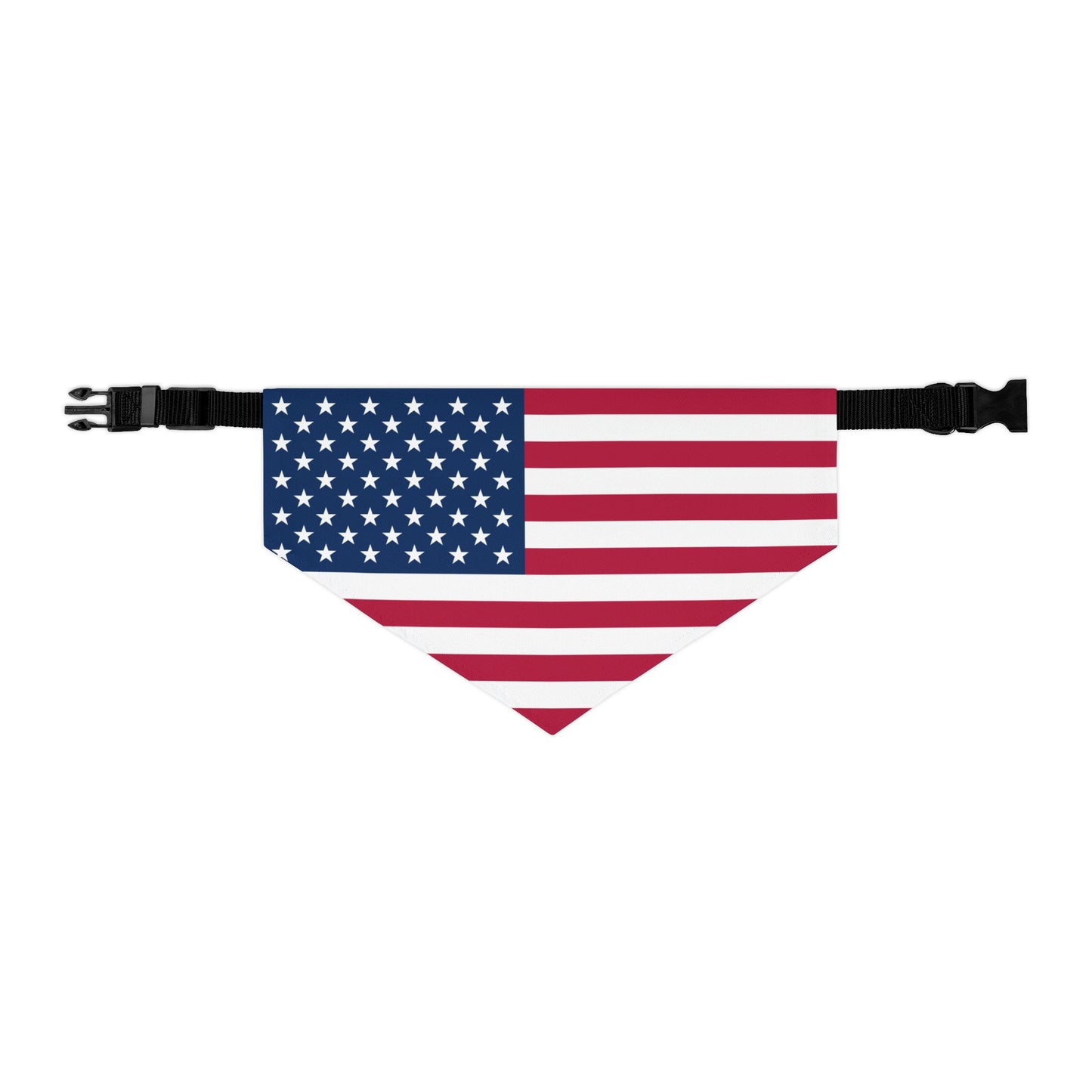 United States Soccer Dog Collar — American Flag Grid Clip-On Pet Collar, Fan Gear