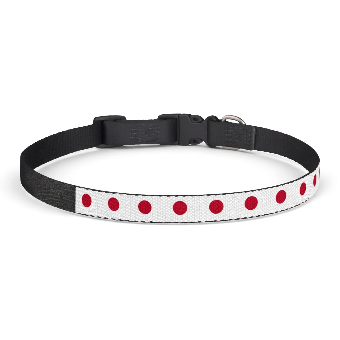 Japan Soccer Dog Collar — Japanese Flag Grid Clip-On Pet Collar, Fan Gear
