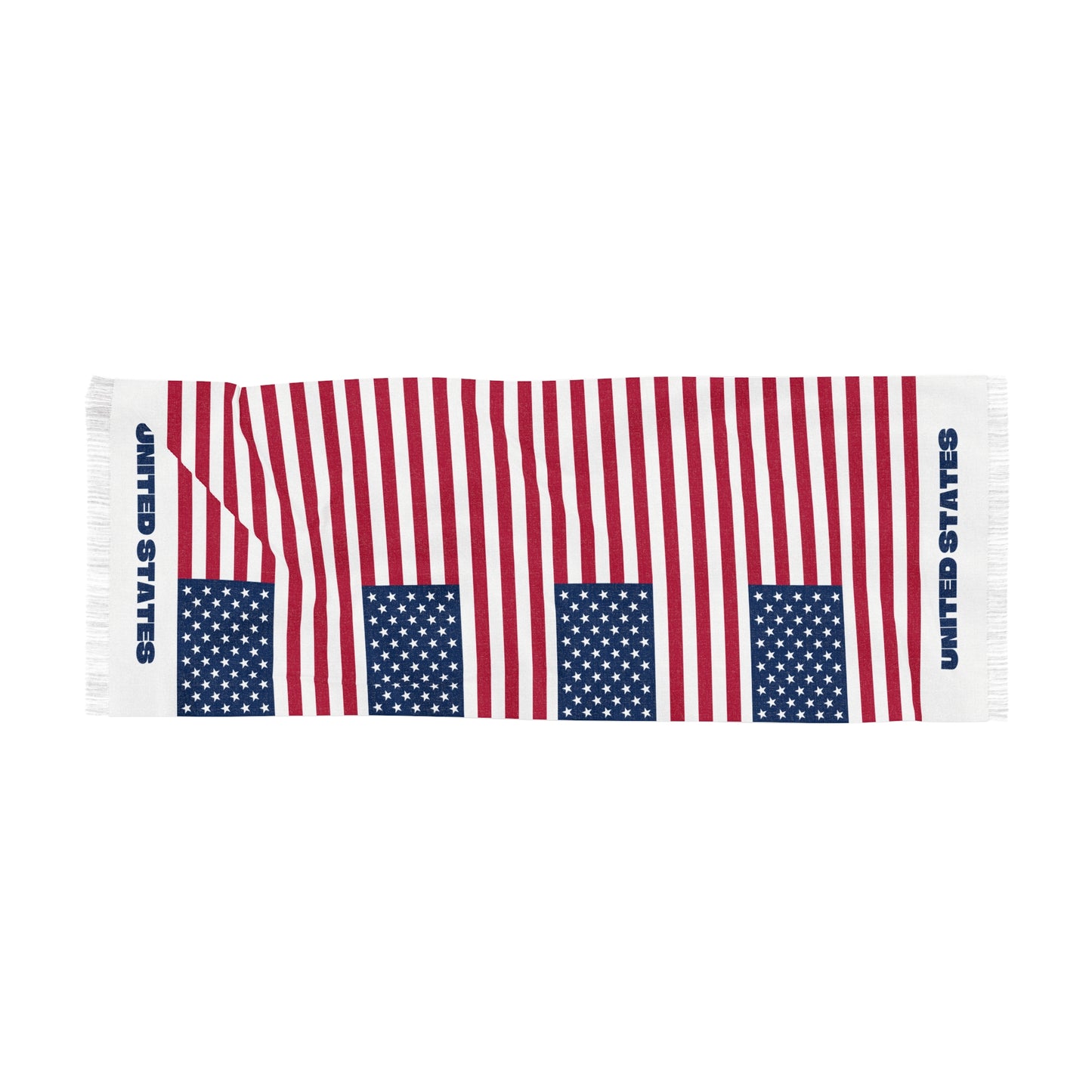 United States Soccer Scarf - United States Football Supporter Scarf with Flag (2026)
