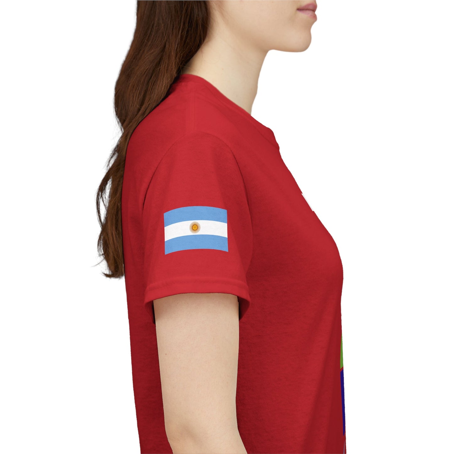 Argentina Football T-Shirt - Unisex Argentina Soccer Fan Tee with Flag (2026)