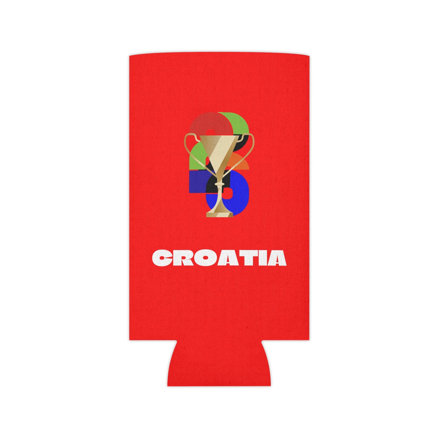 Croatia Soccer Can Cooler - Croatia Football Fan Koozie for Game Day (2026)