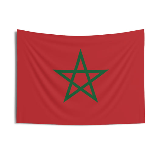 Morocco Soccer Tapestry - Morocco Flag Wall Banner for Game Day (2026)