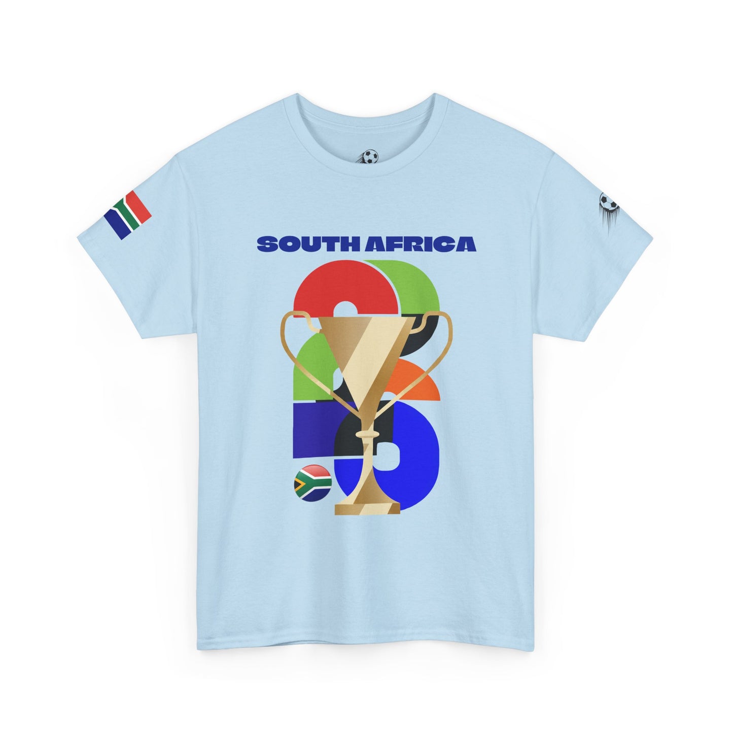 South Africa Football T-Shirt - Unisex South Africa Soccer Fan Tee with Flag (2026)