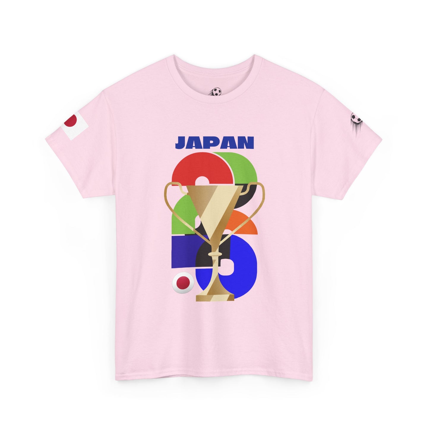 Japan Football T-Shirt - Unisex Japan Soccer Fan Tee with Flag (2026)