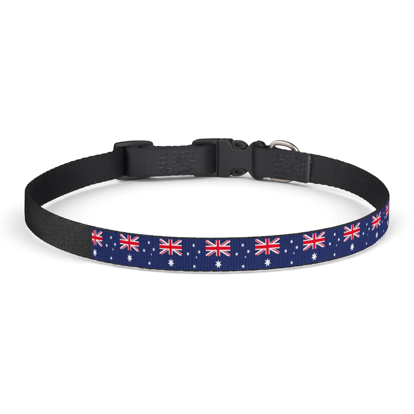 Australia Soccer Dog Collar — Australian Flag Grid Clip-On Pet Collar, Fan Gear