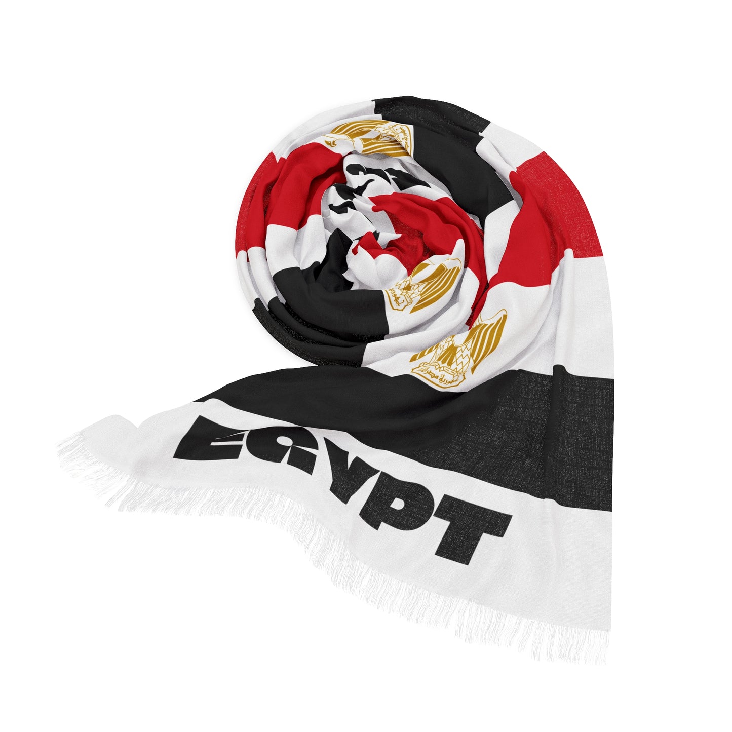 Egypt Soccer Scarf - Egypt Football Supporter Scarf with Flag (2026)