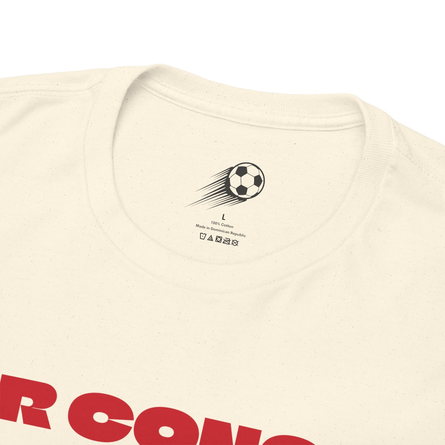 DR Congo Football T-Shirt - Unisex DR Congo Soccer Fan Tee with Flag (2026)