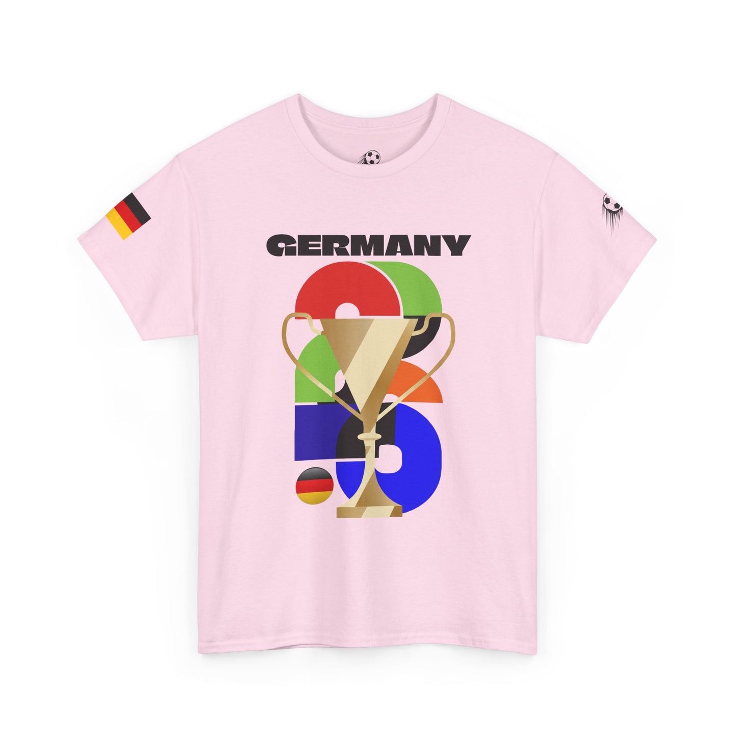 Germany Football T-Shirt - Unisex Germany Soccer Fan Tee with Flag (2026)