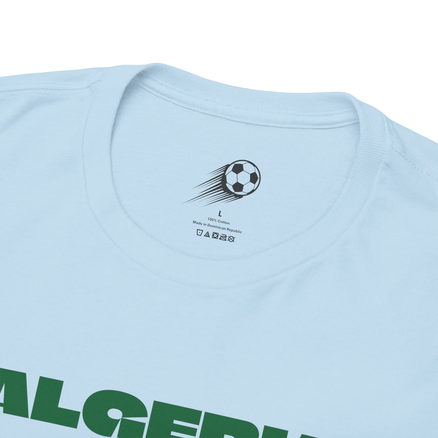 Algeria Football T-Shirt - Unisex Algeria Soccer Fan Tee with Flag (2026)