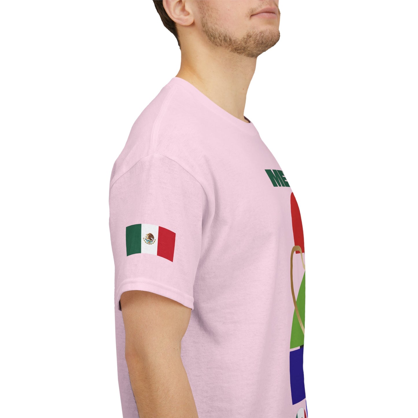 Mexico Football T-Shirt - Unisex Mexico Soccer Fan Tee with Flag (2026)