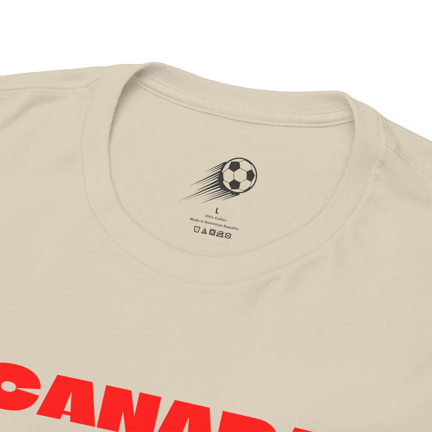 Canada Football T-Shirt - Unisex Canada Soccer Fan Tee with Flag (2026)