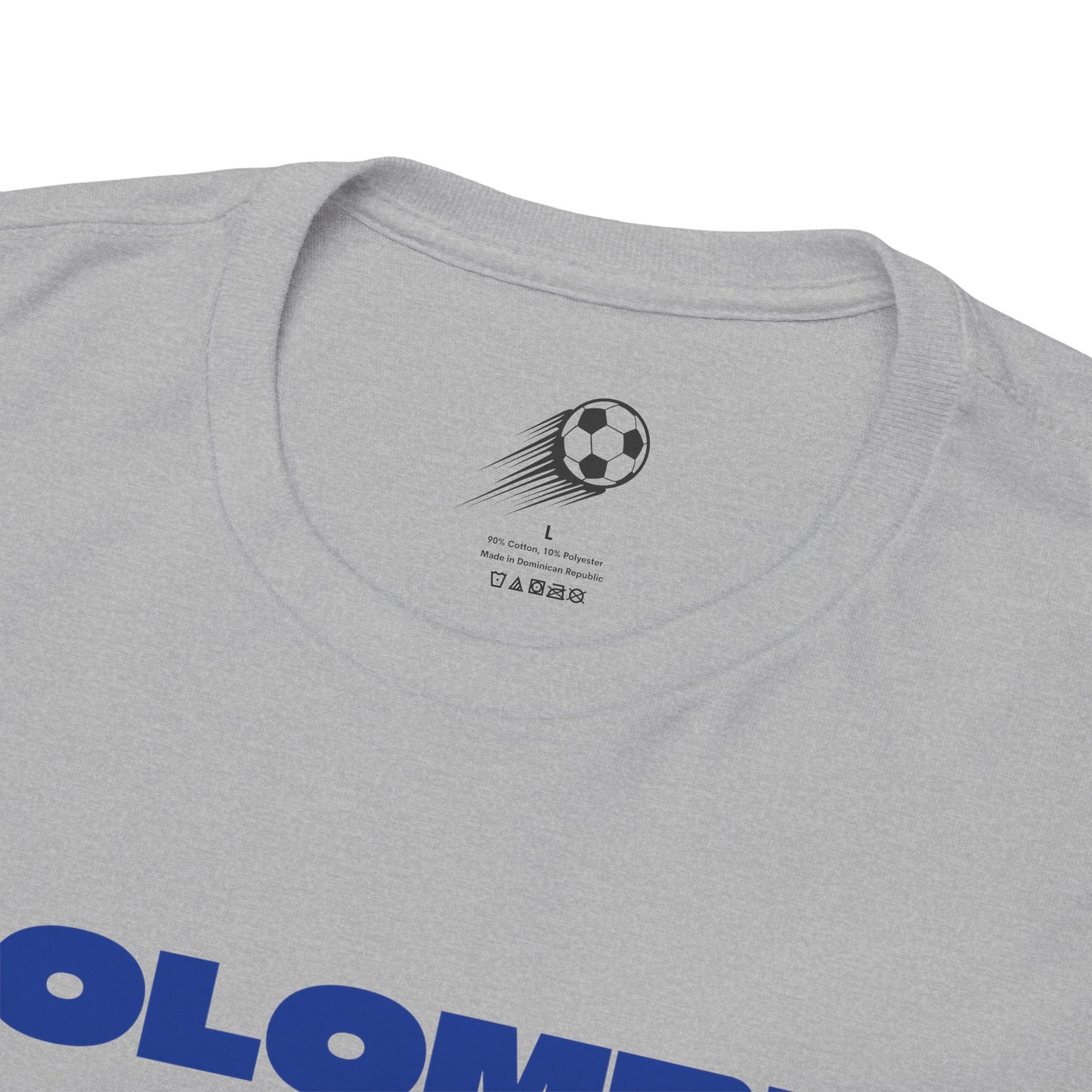 Colombia Football T-Shirt - Unisex Colombia Soccer Fan Tee with Flag (2026)