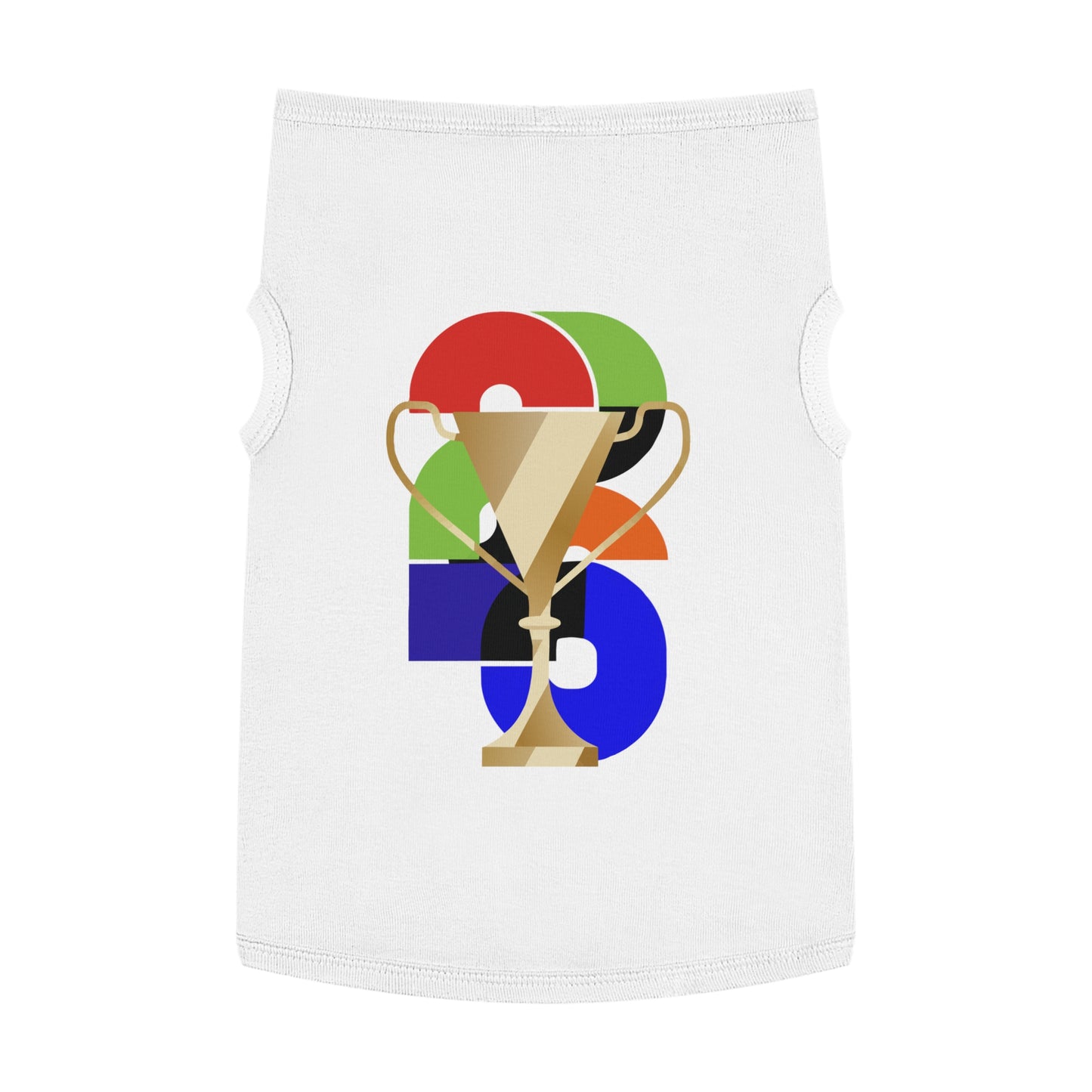 Soccer Dog Tank Top - Football Pet Tee with 2026 Trophy for Game Day & Watch Parties