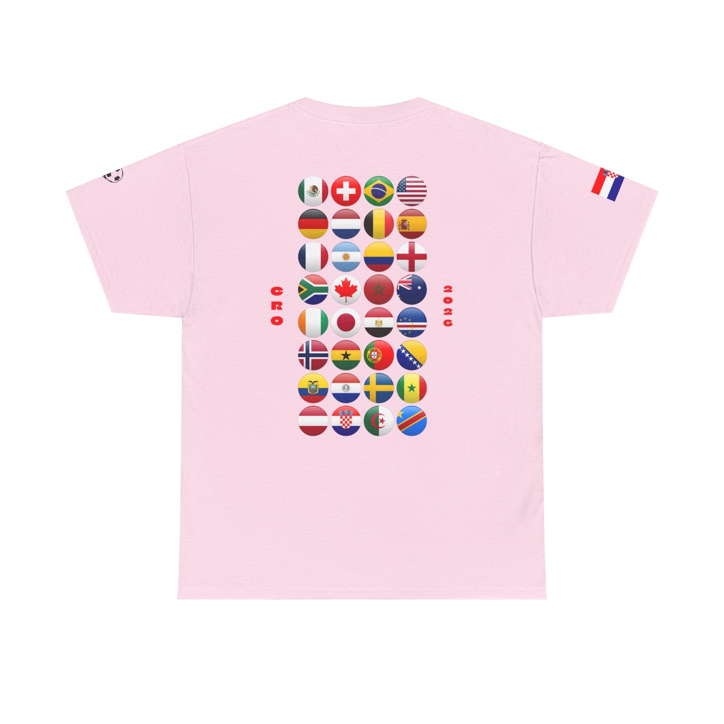 Croatia Football T-Shirt - Unisex Croatia Soccer Fan Tee with Flag (2026)