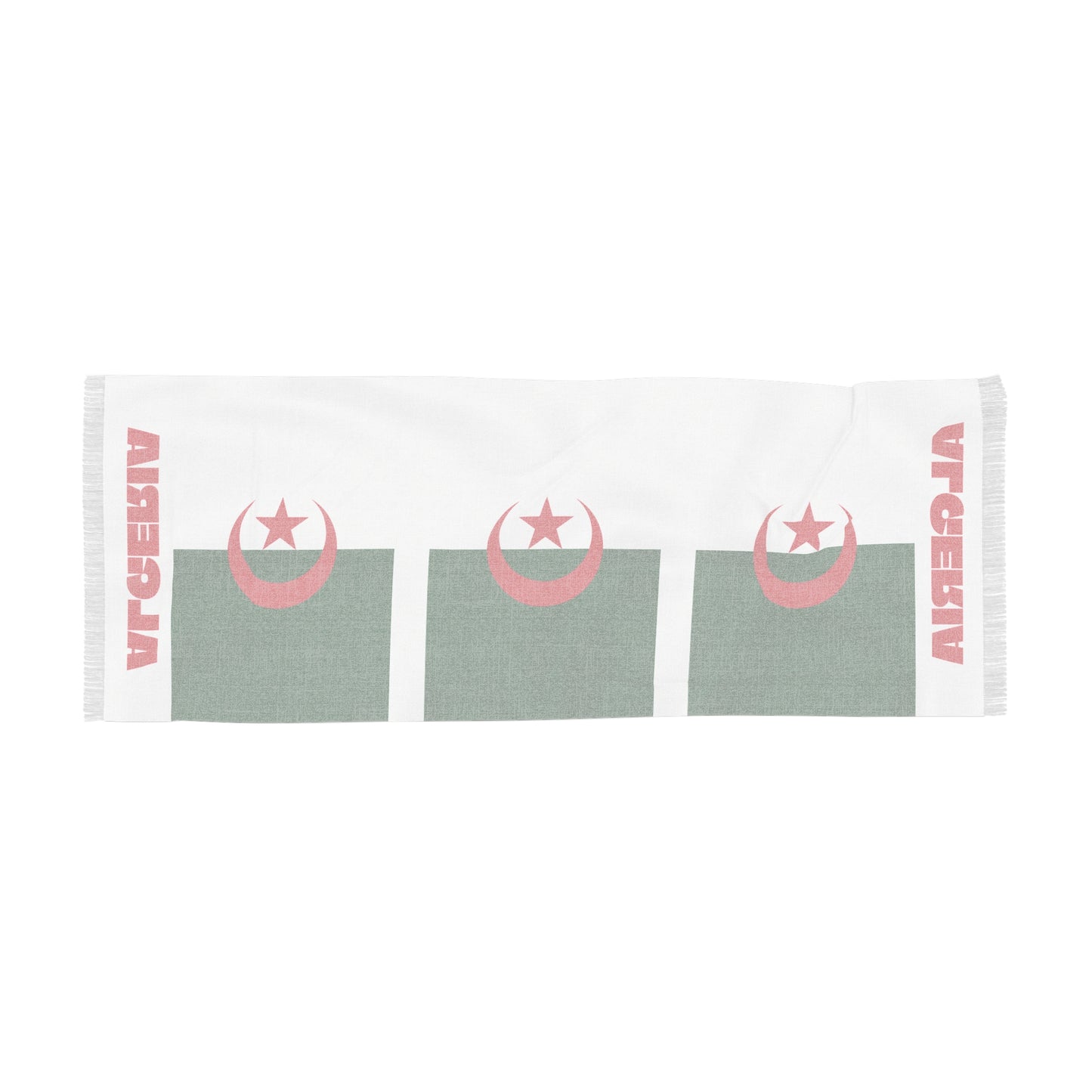 Algeria Soccer Scarf - Algeria Football Supporter Scarf with Flag (2026)