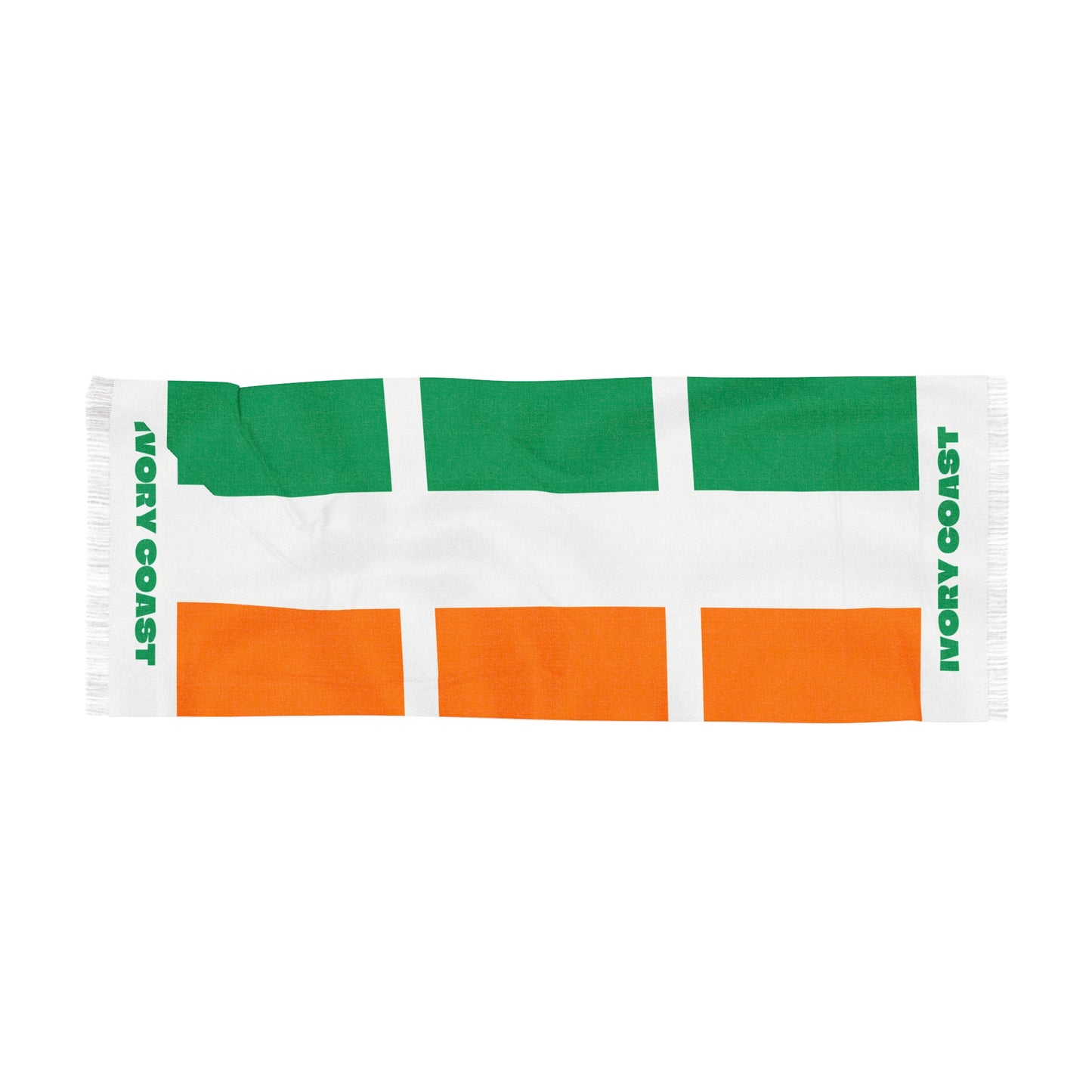 Ivory Coast Soccer Scarf - Ivory Coast Football Supporter Scarf with Flag (2026)