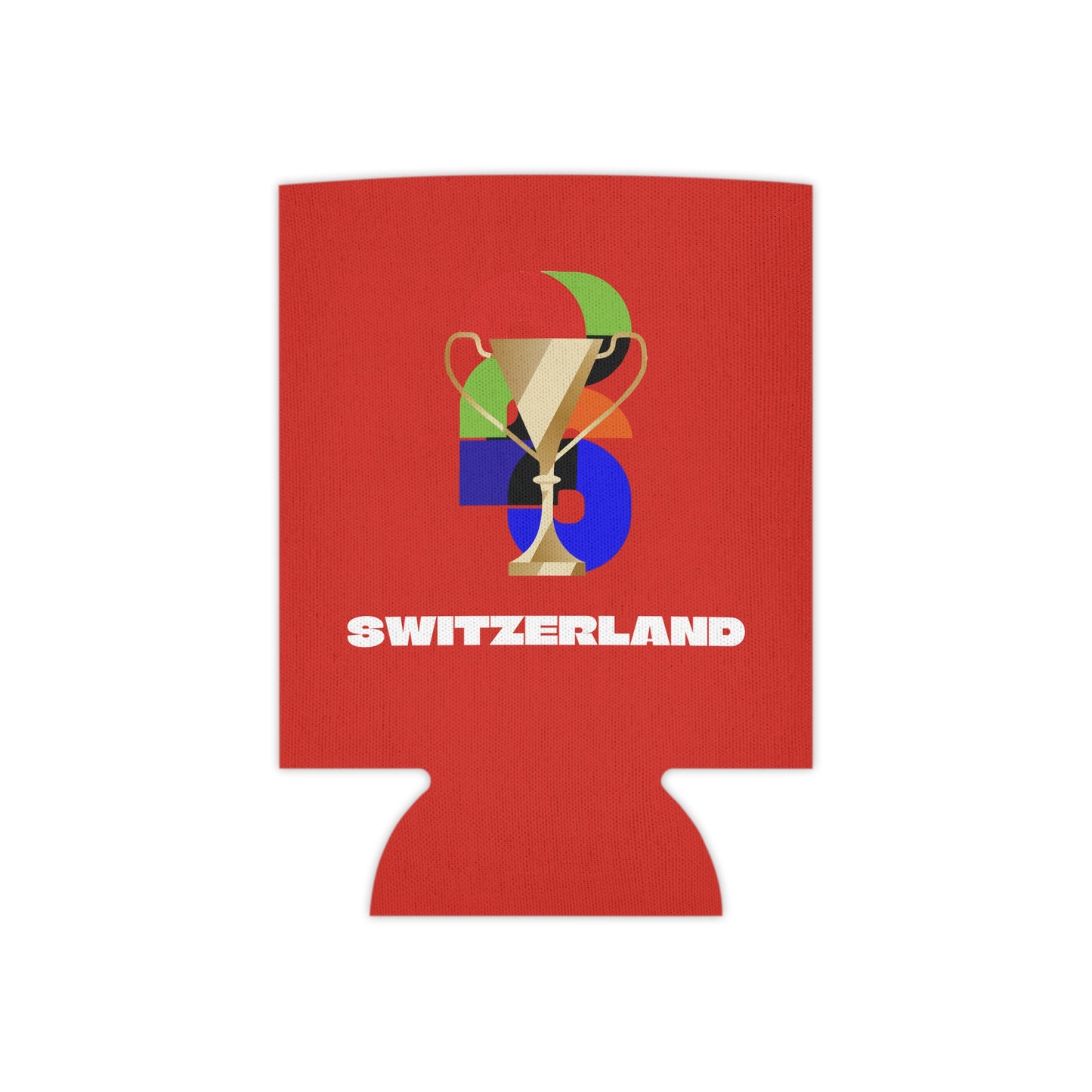 Switzerland Soccer Can Cooler - Switzerland Football Fan Koozie for Game Day (2026)