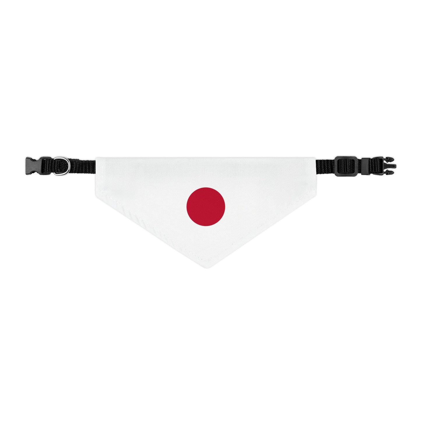 Japan Soccer Dog Bandana — Japanese Flag Snap-On Pet Bandana, Fan Gear