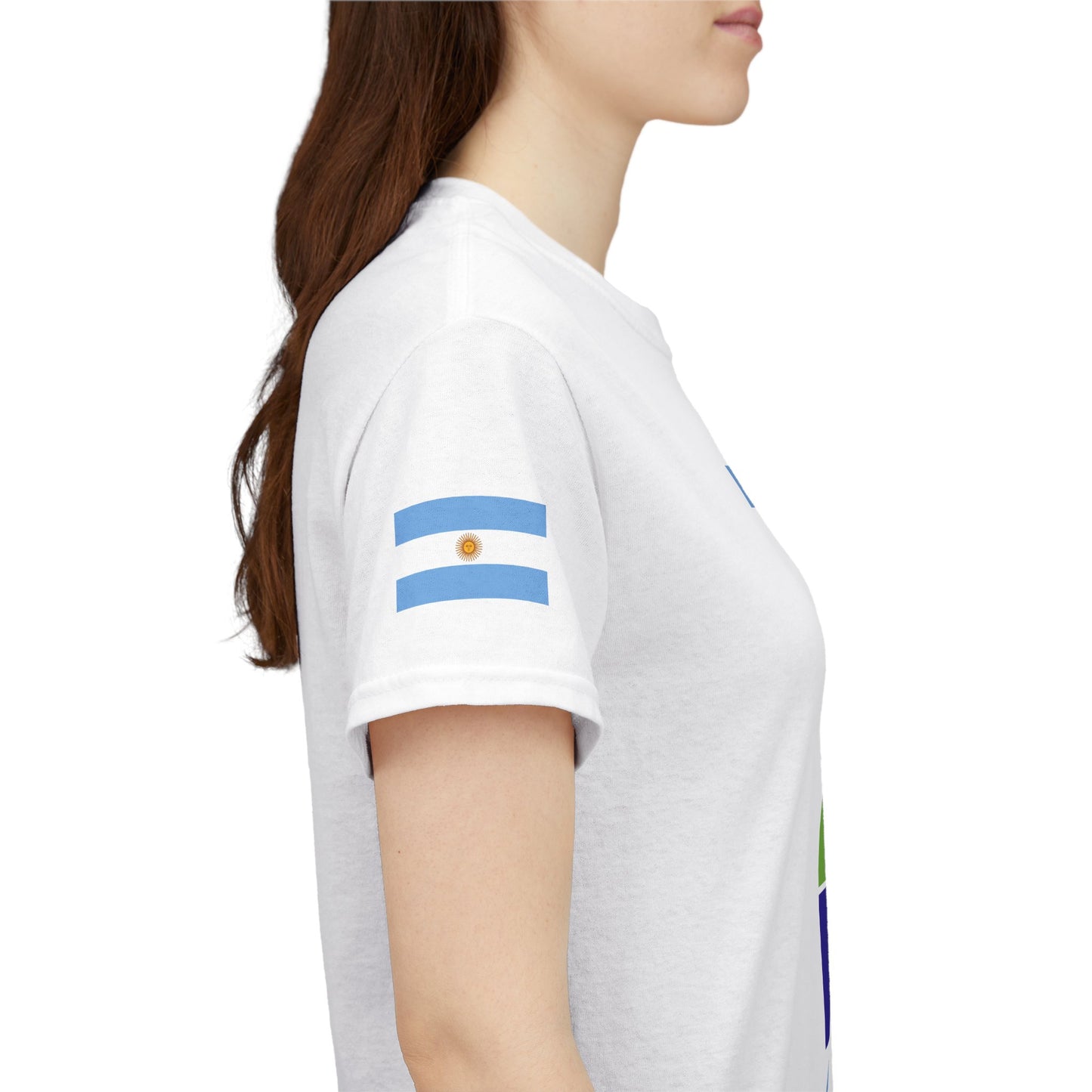 Argentina Football T-Shirt - Unisex Argentina Soccer Fan Tee with Flag (2026)