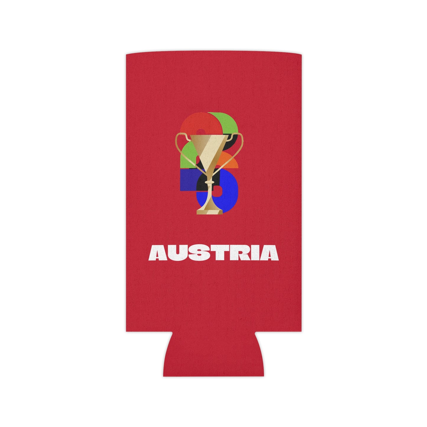 Austria Soccer Can Cooler - Austria Football Fan Koozie for Game Day (2026)