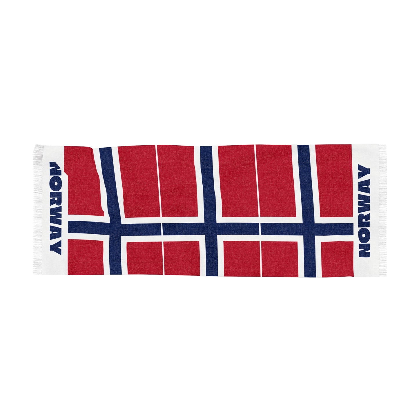 Norway Soccer Scarf - Norway Football Supporter Scarf with Flag (2026)