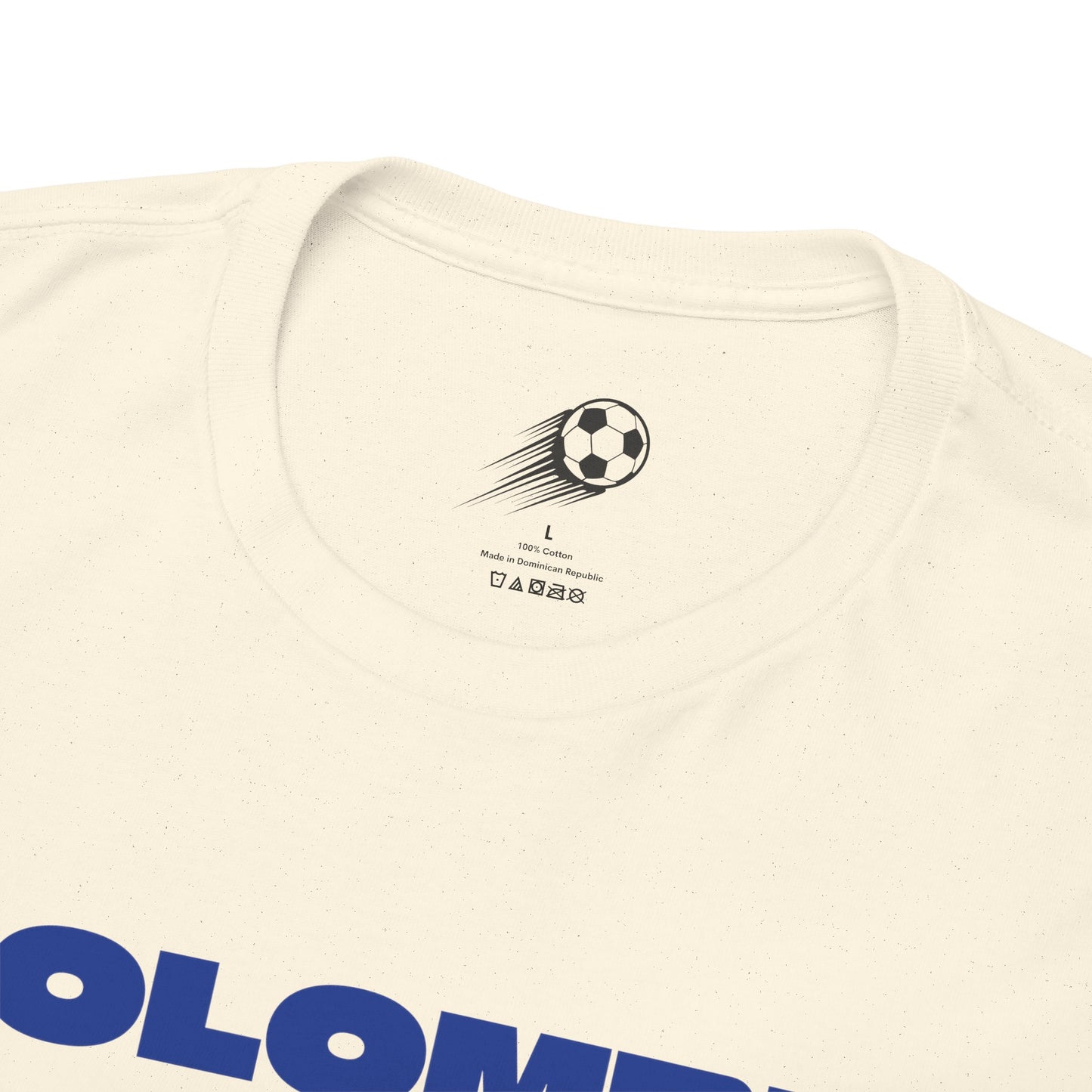 Colombia Football T-Shirt - Unisex Colombia Soccer Fan Tee with Flag (2026)