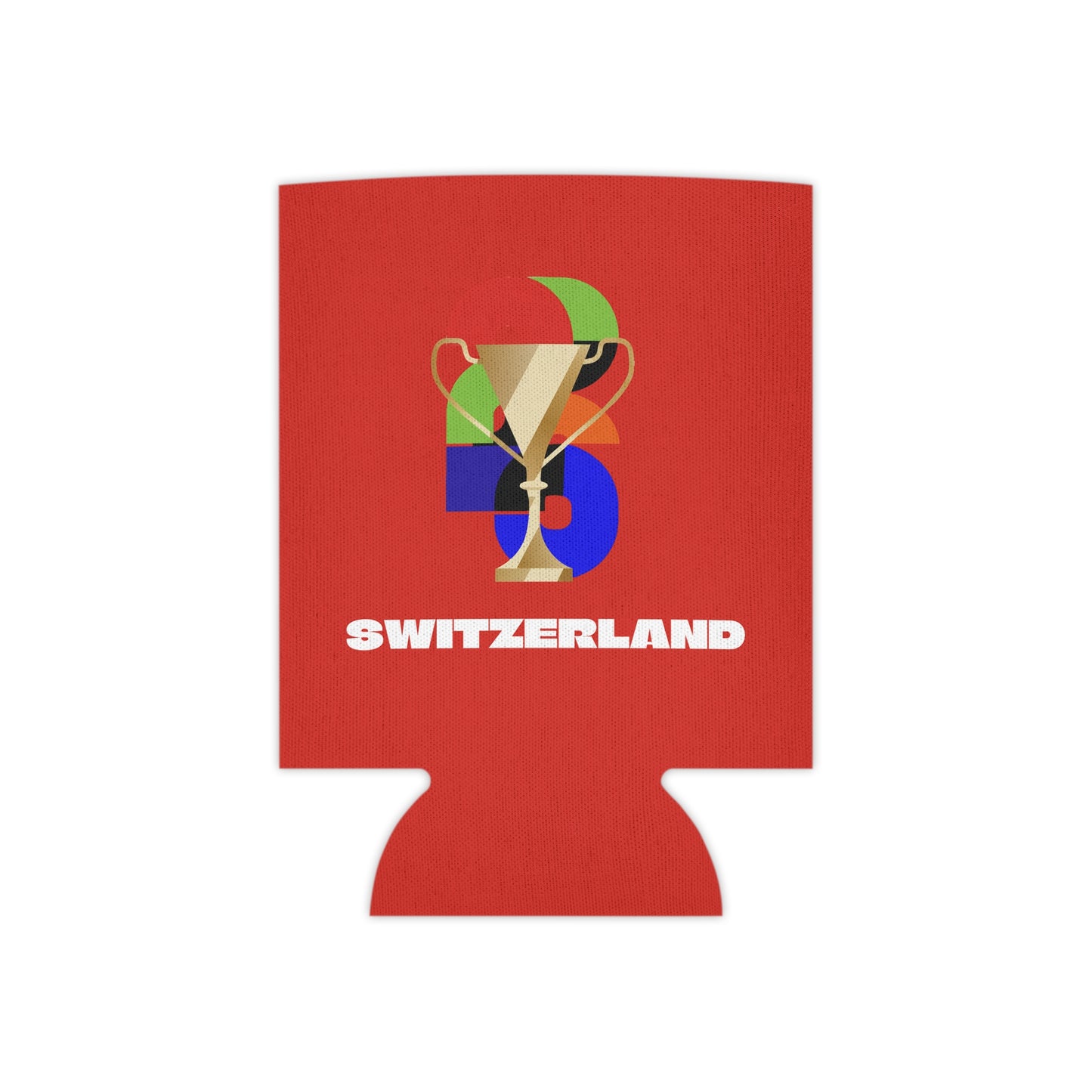 Switzerland Soccer Can Cooler - Switzerland Football Fan Koozie for Game Day (2026)