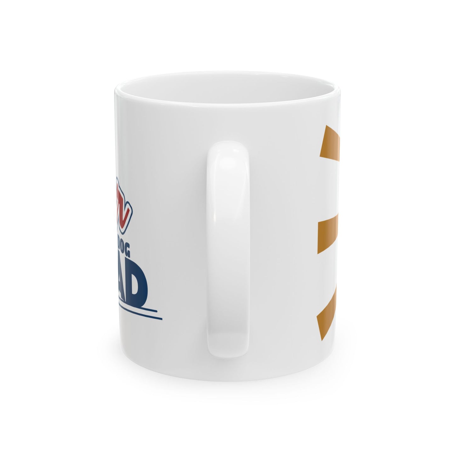 Ceramic Mug, Funny Pet Lover Gift, Dog Dad Coffee Cup, 11oz/15oz