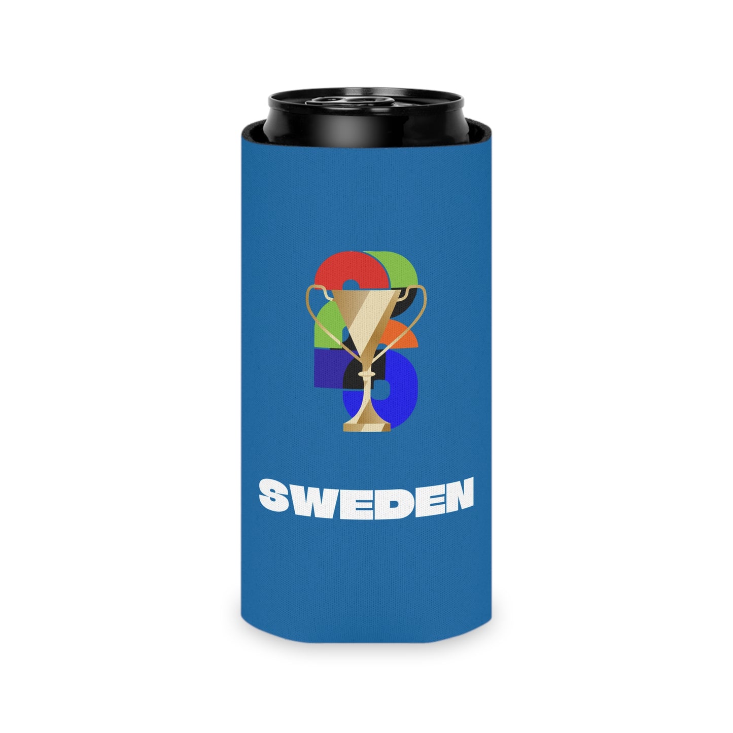 Sweden Soccer Can Cooler - Sweden Football Fan Koozie for Game Day (2026)
