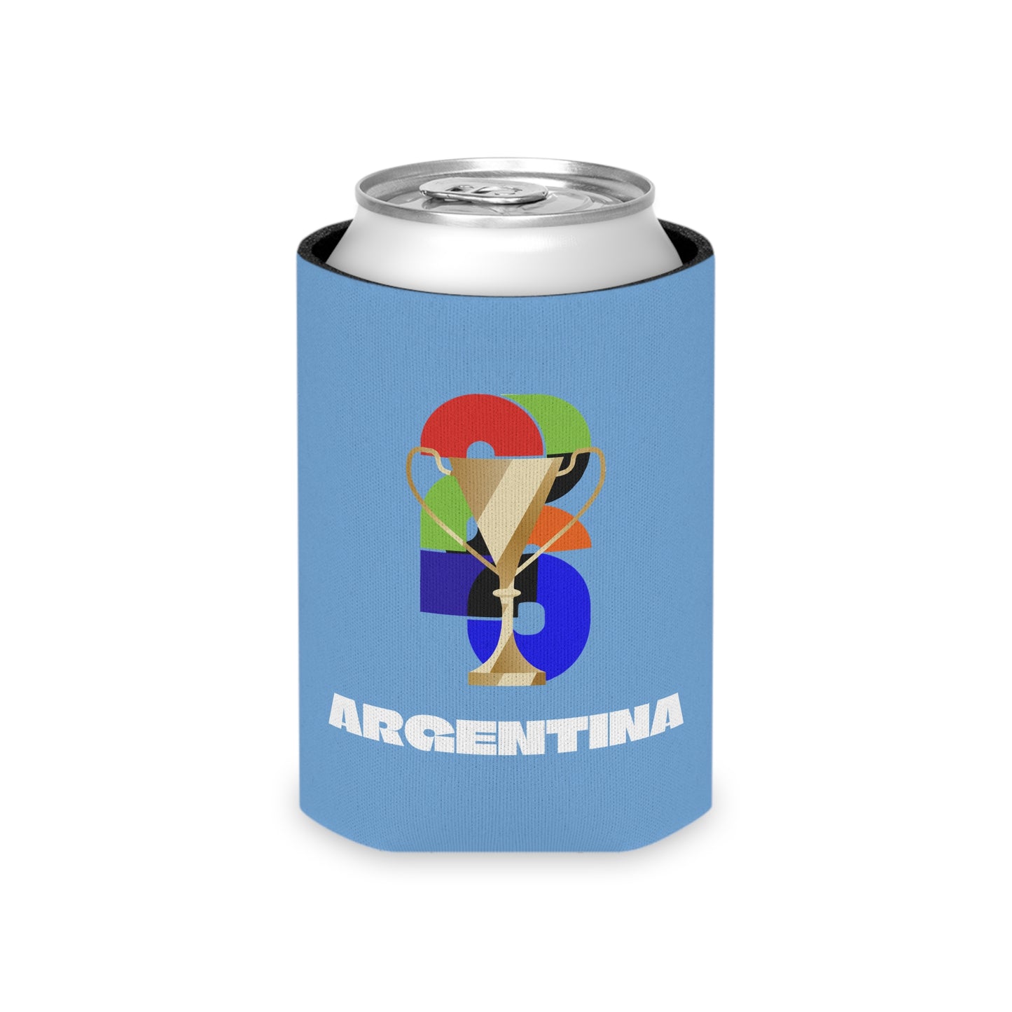 Argentina Soccer Can Cooler - Argentina Football Fan Koozie for Game Day (2026)