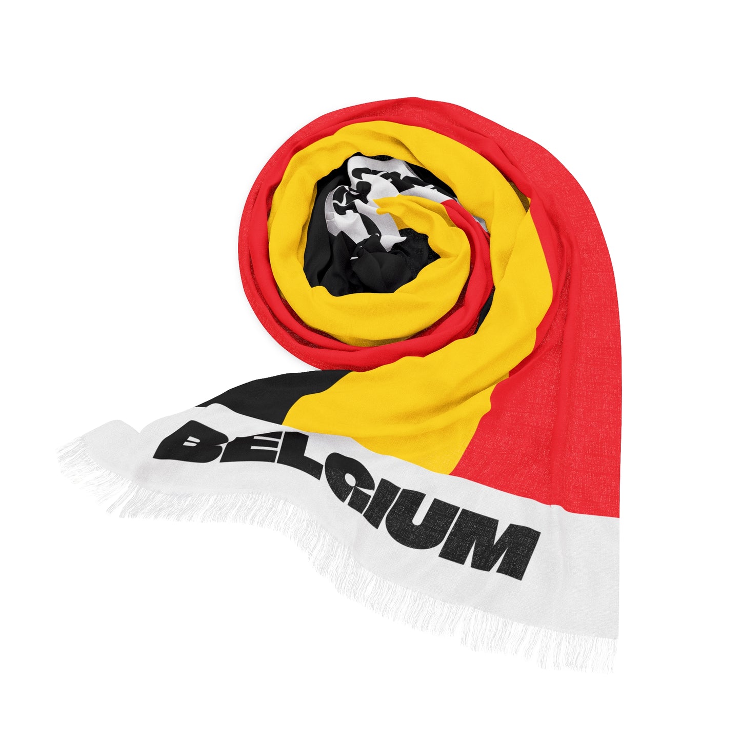 Belgium Soccer Scarf - Belgium Football Supporter Scarf with Flag (2026)