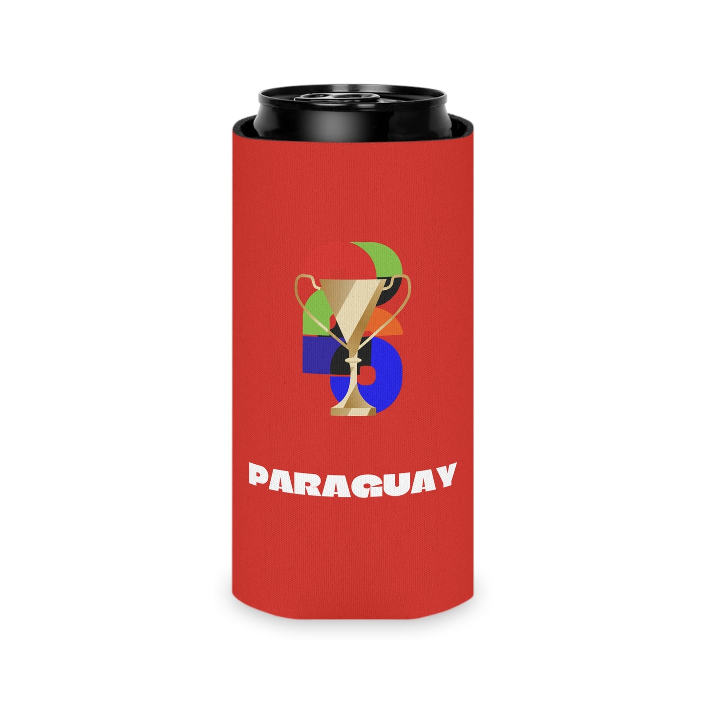 Paraguay Soccer Can Cooler - Paraguay Football Fan Koozie for Game Day (2026)
