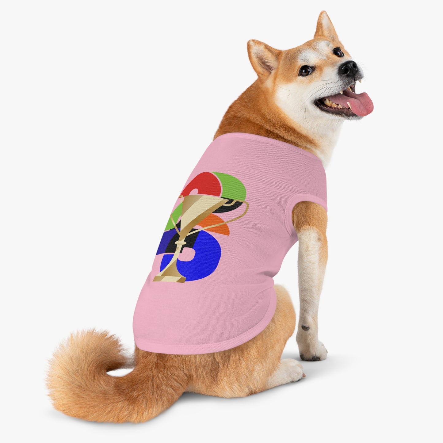 Soccer Dog Tank Top - Football Pet Tee with 2026 Trophy for Game Day & Watch Parties