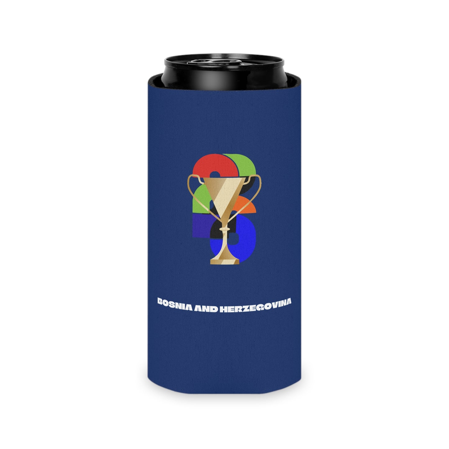 Bosnia and Herzegovina Soccer Can Cooler - Bosnia and Herzegovina Football Fan Koozie for Game Day (2026)
