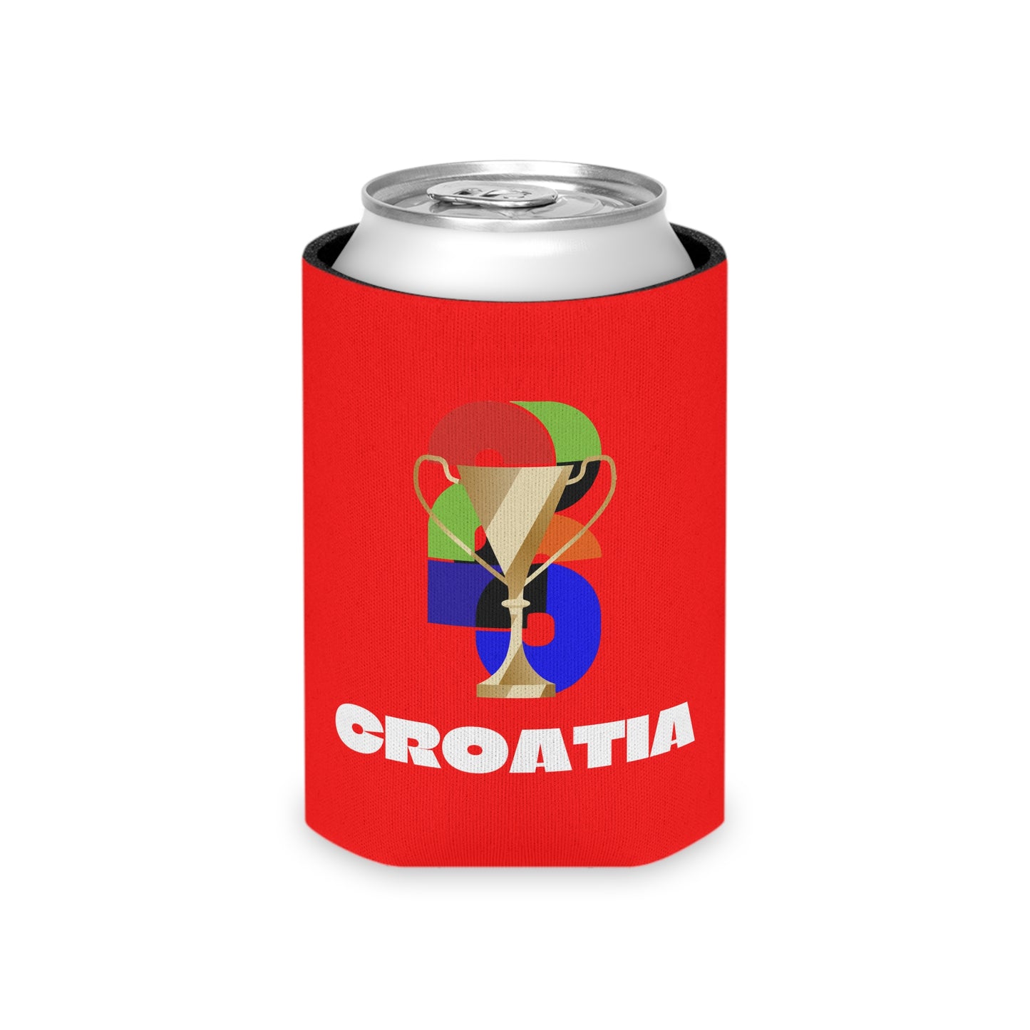 Croatia Soccer Can Cooler - Croatia Football Fan Koozie for Game Day (2026)