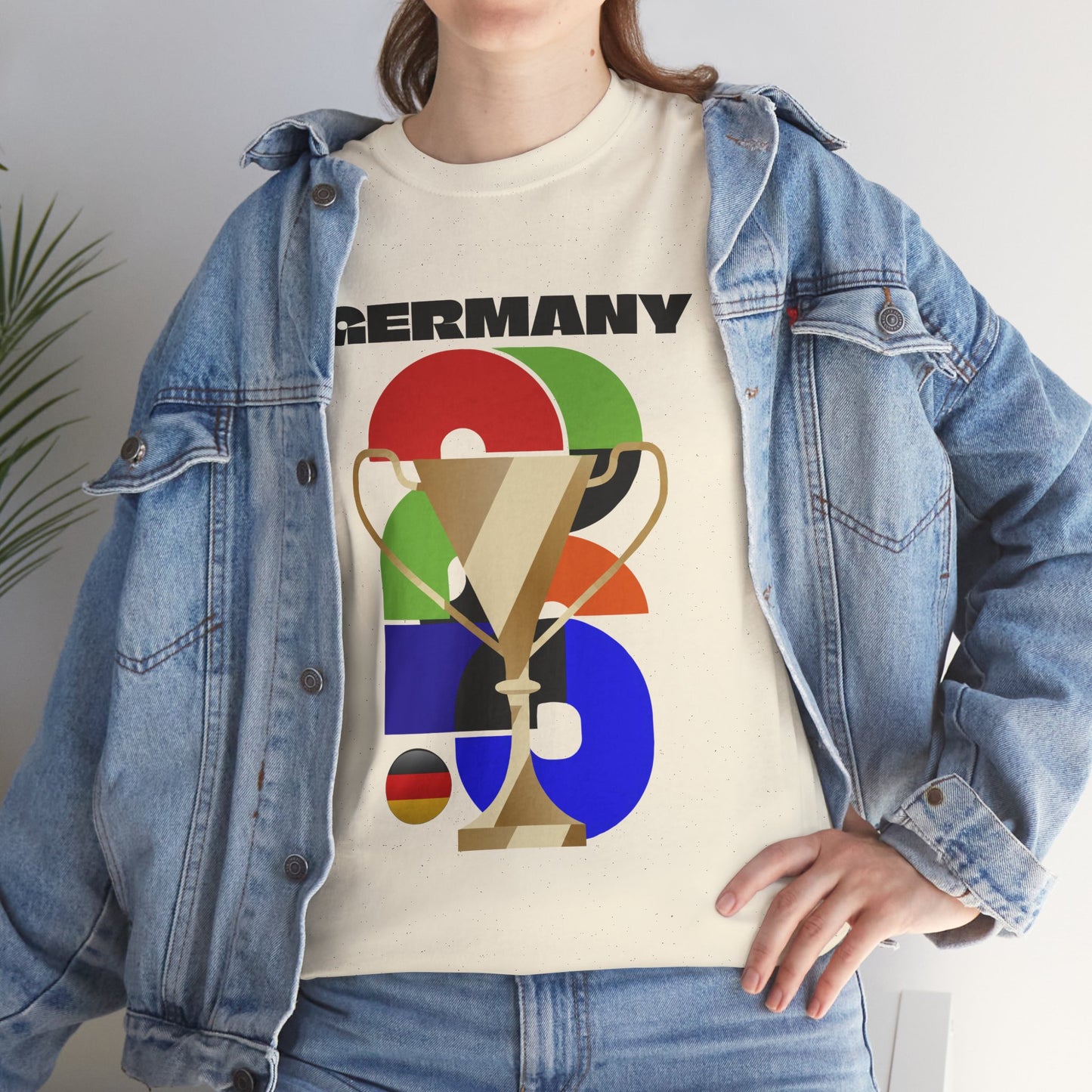 Germany Football T-Shirt - Unisex Germany Soccer Fan Tee with Flag (2026)