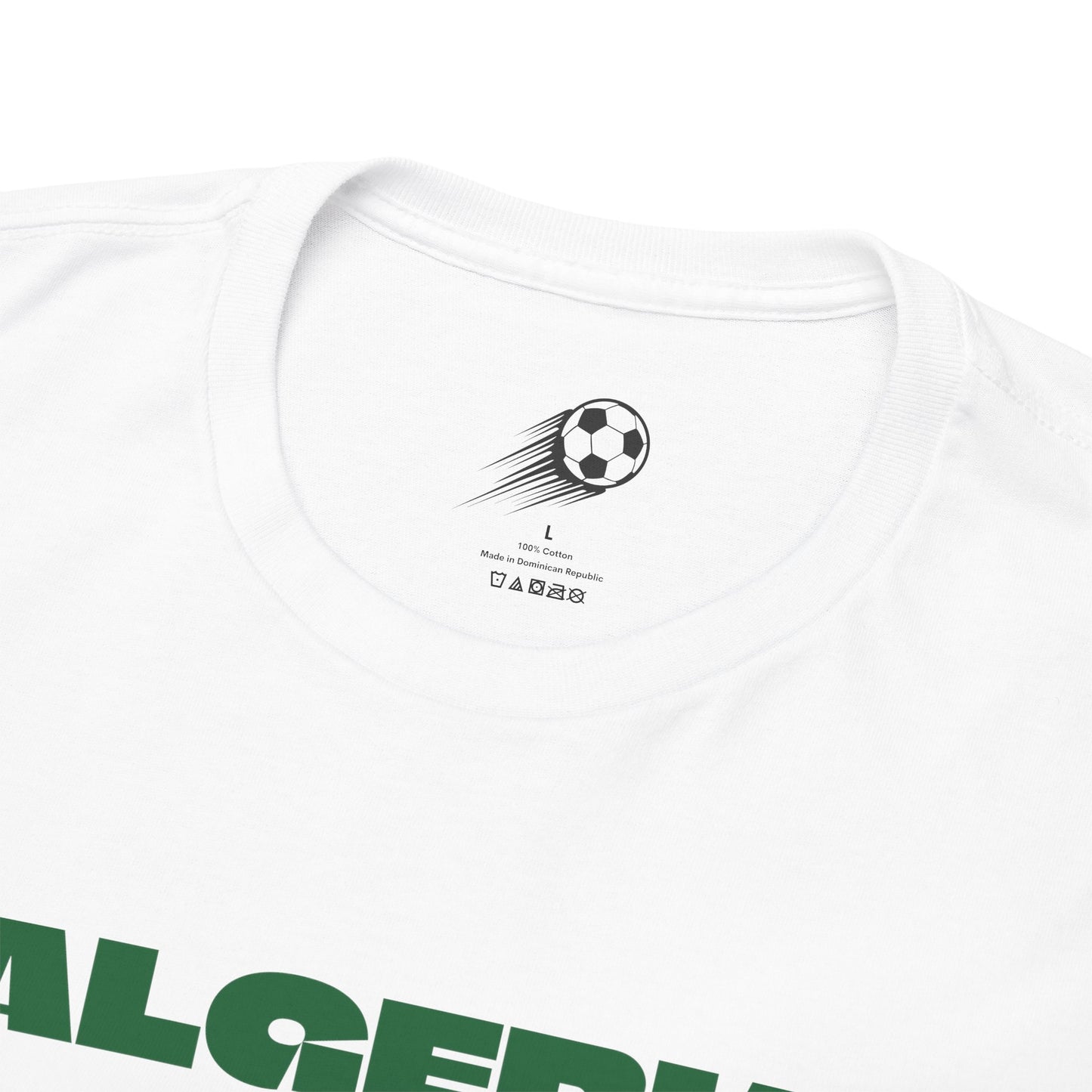 Algeria Football T-Shirt - Unisex Algeria Soccer Fan Tee with Flag (2026)