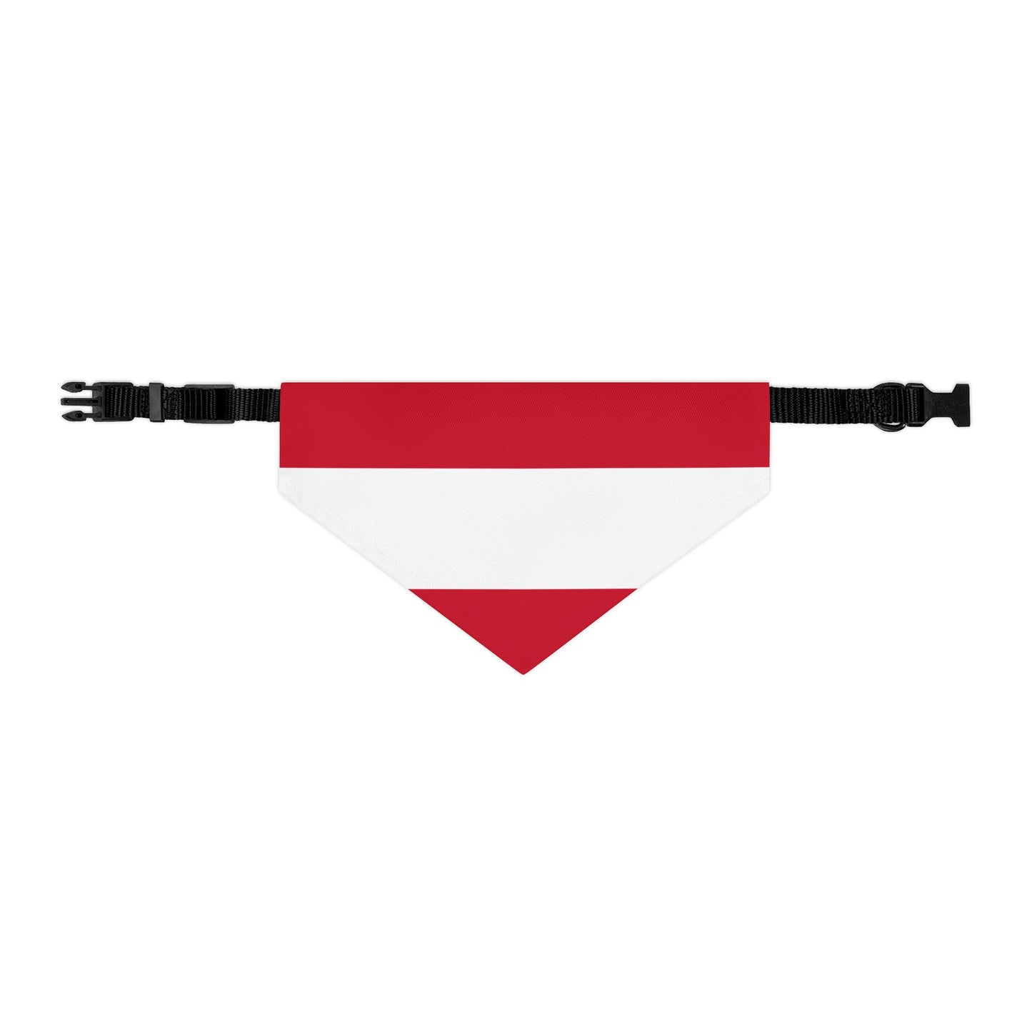 Austria Soccer Dog Bandana — Austrian Flag Snap-On Pet Bandana, Fan Gear