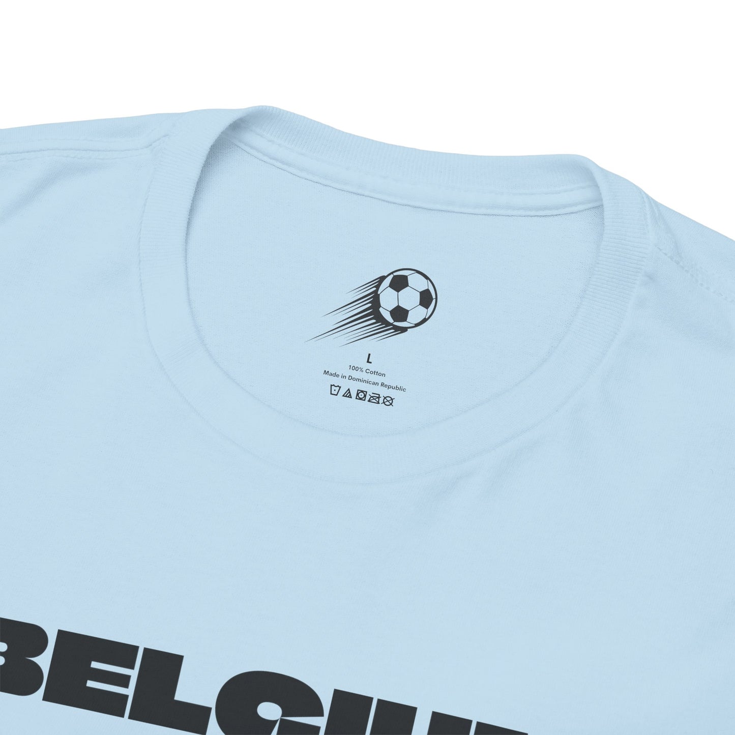 Belgium Football T-Shirt - Unisex Belgium Soccer Fan Tee with Flag (2026)