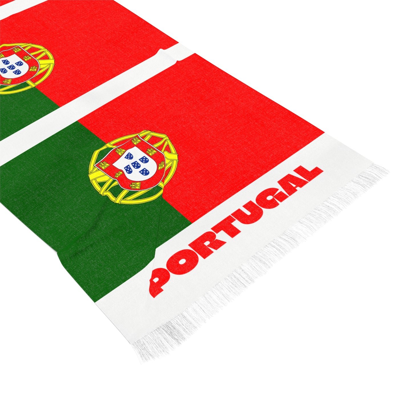 Portugal Soccer Scarf - Portugal Football Supporter Scarf with Flag (2026)