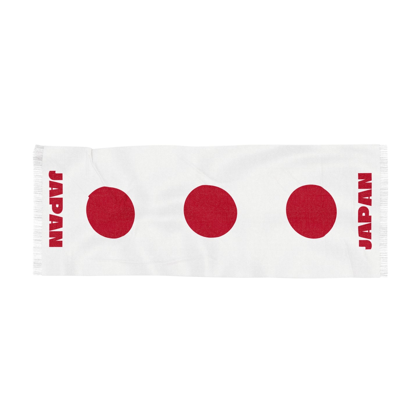 Japan Soccer Scarf - Japan Football Supporter Scarf with Flag (2026)
