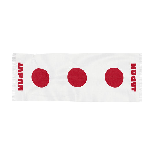 Japan Soccer Scarf - Japan Football Supporter Scarf with Flag (2026)