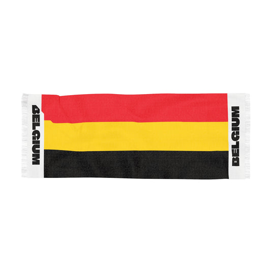 Belgium Soccer Scarf - Belgium Football Supporter Scarf with Flag (2026)